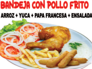 Bandeja Pollo Frito